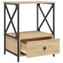 Mesitas noche 2 uds madera ingeniería roble Sonoma 50x41x65 cm de vidaXL, Mesitas de noche - Ref: Foro24-826086, Precio: 85,1...