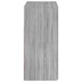 Aparador con luces LED gris Sonoma 80x35x75 cm de vidaXL, Aparadores - Ref: Foro24-815730, Precio: 74,87 €, Descuento: %