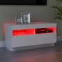 Mueble para TV con luces LED blanco 80x35x40 cm de vidaXL, Muebles TV - Ref: Foro24-804445, Precio: 75,53 €, Descuento: %