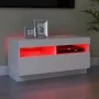 Mueble para TV con luces LED blanco 80x35x40 cm de vidaXL, Muebles TV - Ref: Foro24-804445, Precio: 75,53 €, Descuento: %