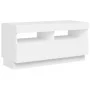 Mueble para TV con luces LED blanco 80x35x40 cm de vidaXL, Muebles TV - Ref: Foro24-804445, Precio: 75,53 €, Descuento: %