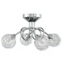 Lámpara de techo con pantallas de alambre 4 bombillas LED G9 de vidaXL, Apliques de techo - Ref: Foro24-337906, Precio: 44,41...
