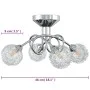 Lámpara de techo con pantallas de alambre 4 bombillas LED G9 de vidaXL, Apliques de techo - Ref: Foro24-337906, Precio: 44,41...