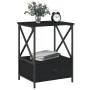 Mesitas de noche 2 uds madera de ingeniería negro 50x41x65 cm de vidaXL, Mesitas de noche - Ref: Foro24-826084, Precio: 87,80...