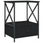 Mesitas de noche 2 uds madera de ingeniería negro 50x41x65 cm de vidaXL, Mesitas de noche - Ref: Foro24-826084, Precio: 87,80...