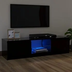 TV cabinet with LED lights black 120x30x35.5 cm by vidaXL, TV Furniture - Ref: Foro24-804284, Price: 67,95 €, Discount: %