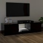 Mueble para TV con luces LED negro 120x30x35,5 cm de vidaXL, Muebles TV - Ref: Foro24-804284, Precio: 64,30 €, Descuento: %