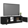 Mueble para TV con luces LED negro 120x30x35,5 cm de vidaXL, Muebles TV - Ref: Foro24-804284, Precio: 64,30 €, Descuento: %