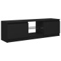 Mueble para TV con luces LED negro 120x30x35,5 cm de vidaXL, Muebles TV - Ref: Foro24-804284, Precio: 64,30 €, Descuento: %