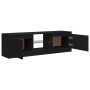 Mueble para TV con luces LED negro 120x30x35,5 cm de vidaXL, Muebles TV - Ref: Foro24-804284, Precio: 64,30 €, Descuento: %