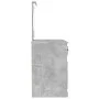 Tocador LED madera contrachapada gris hormigón 90x50x132,5 cm de vidaXL, Tocadores para dormitorios - Ref: Foro24-816772, Pre...