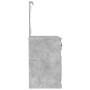Tocador LED madera contrachapada gris hormigón 90x50x132,5 cm de vidaXL, Tocadores para dormitorios - Ref: Foro24-816772, Pre...