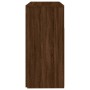 Aparador con luces LED roble ahumado 80x35x75 cm de vidaXL, Aparadores - Ref: Foro24-815731, Precio: 74,03 €, Descuento: %