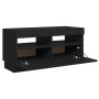 Mueble de TV con luces LED negro 80x35x40 cm de vidaXL, Muebles TV - Ref: Foro24-804446, Precio: 60,69 €, Descuento: %