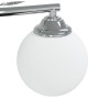 Lámpara de techo pantallas cristal redonda 4 bombillas LED G9 de vidaXL, Apliques de techo - Ref: Foro24-337908, Precio: 83,4...