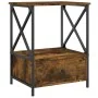 Mesitas noche 2 uds madera ingeniería roble ahumado 50x41x65 cm de vidaXL, Mesitas de noche - Ref: Foro24-826088, Precio: 62,...