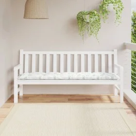 Cojín banco de jardín tela Oxford estampado hojas 180x50x7 cm de vidaXL, Cojines para sillas y sofás - Ref: Foro24-361636, Pr...