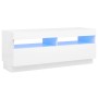 Mueble para TV con luces LED blanco 100x35x40 cm de vidaXL, Muebles TV - Ref: Foro24-804454, Precio: 77,20 €, Descuento: %
