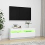 Mueble para TV con luces LED blanco 100x35x40 cm de vidaXL, Muebles TV - Ref: Foro24-804454, Precio: 77,20 €, Descuento: %