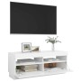 Mueble para TV con luces LED blanco 100x35x40 cm de vidaXL, Muebles TV - Ref: Foro24-804454, Precio: 77,20 €, Descuento: %