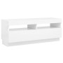 Mueble para TV con luces LED blanco 100x35x40 cm de vidaXL, Muebles TV - Ref: Foro24-804454, Precio: 77,20 €, Descuento: %
