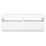 Mueble para TV con luces LED blanco 100x35x40 cm de vidaXL, Muebles TV - Ref: Foro24-804454, Precio: 77,20 €, Descuento: %
