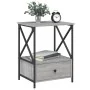 Mesita de noche 2 uds madera ingeniería gris Sonoma 50x41x65 cm de vidaXL, Mesitas de noche - Ref: Foro24-826090, Precio: 87,...