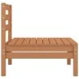Sofá central de madera maciza de pino marrón miel de vidaXL, Conjuntos de jardín - Ref: Foro24-806575, Precio: 62,35 €, Descu...