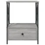 Mesita de noche 2 uds madera ingeniería gris Sonoma 50x41x65 cm de vidaXL, Mesitas de noche - Ref: Foro24-826090, Precio: 87,...