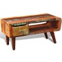 Mesa de centro con borde curvado 1 cajón madera reciclada de vidaXL, Mesas de centro - Ref: Foro24-241008, Precio: 233,64 €, ...