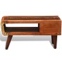 Mesa de centro con borde curvado 1 cajón madera reciclada de vidaXL, Mesas de centro - Ref: Foro24-241008, Precio: 233,64 €, ...