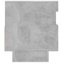 Mueble de TV con luces LED gris hormigón 80x35x40 cm de vidaXL, Muebles TV - Ref: Foro24-804449, Precio: 71,14 €, Descuento: %