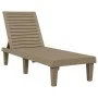 Tumbona polipropileno marrón claro 155x58x83 cm de vidaXL, Tumbonas - Ref: Foro24-364147, Precio: 151,96 €, Descuento: %