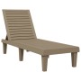 Tumbona polipropileno marrón claro 155x58x83 cm de vidaXL, Tumbonas - Ref: Foro24-364147, Precio: 157,72 €, Descuento: %