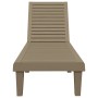 Tumbona polipropileno marrón claro 155x58x83 cm de vidaXL, Tumbonas - Ref: Foro24-364147, Precio: 157,72 €, Descuento: %