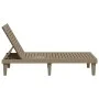 Tumbona polipropileno marrón claro 155x58x83 cm de vidaXL, Tumbonas - Ref: Foro24-364147, Precio: 151,96 €, Descuento: %