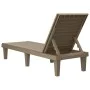 Light brown polypropylene lounger 155x58x83 cm by vidaXL, Loungers - Ref: Foro24-364147, Price: 151,96 €, Discount: %