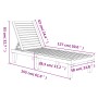 Tumbona polipropileno marrón claro 155x58x83 cm de vidaXL, Tumbonas - Ref: Foro24-364147, Precio: 157,72 €, Descuento: %