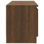 Mueble de TV con luces LED marrón roble 120x30x35,5 cm de vidaXL, Muebles TV - Ref: Foro24-815710, Precio: 78,90 €, Descuento: %