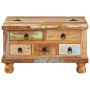 Mesa de centro de madera maciza reciclada 70x70x38 cm de vidaXL, Mesas de centro - Ref: Foro24-243978, Precio: 208,05 €, Desc...
