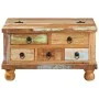 Mesa de centro de madera maciza reciclada 70x70x38 cm de vidaXL, Mesas de centro - Ref: Foro24-243978, Precio: 204,66 €, Desc...