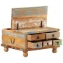 Mesa de centro de madera maciza reciclada 70x70x38 cm de vidaXL, Mesas de centro - Ref: Foro24-243978, Precio: 204,66 €, Desc...