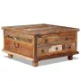 Mesa de centro de madera maciza reciclada 70x70x38 cm de vidaXL, Mesas de centro - Ref: Foro24-243978, Precio: 204,66 €, Desc...