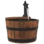 Fuente de agua con bomba madera maciza de abeto 28x28x34,5 cm de vidaXL, Fuentes y cascadas - Ref: Foro24-363334, Precio: 60,...