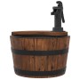 Fuente de agua con bomba madera maciza de abeto 28x28x34,5 cm de vidaXL, Fuentes y cascadas - Ref: Foro24-363334, Precio: 70,...