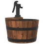 Fuente de agua con bomba madera maciza de abeto 28x28x34,5 cm de vidaXL, Fuentes y cascadas - Ref: Foro24-363334, Precio: 70,...