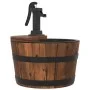 Fuente de agua con bomba madera maciza de abeto 28x28x34,5 cm de vidaXL, Fuentes y cascadas - Ref: Foro24-363334, Precio: 60,...