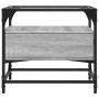 Mesa de centro tapa de vidrio acero gris Sonoma 50x50x45 cm en Mesas de centro | Comprar online en Foru.es