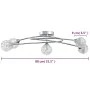 Lámpara de techo con pantallas de alambre 5 bombillas LED G9 de vidaXL, Apliques de techo - Ref: Foro24-337909, Precio: 51,98...