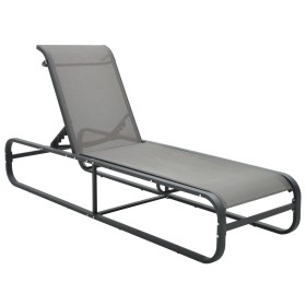 Tumbona de aluminio y textilene de vidaXL, Tumbonas - Ref: Foro24-47843, Precio: 112,74 €, Descuento: %